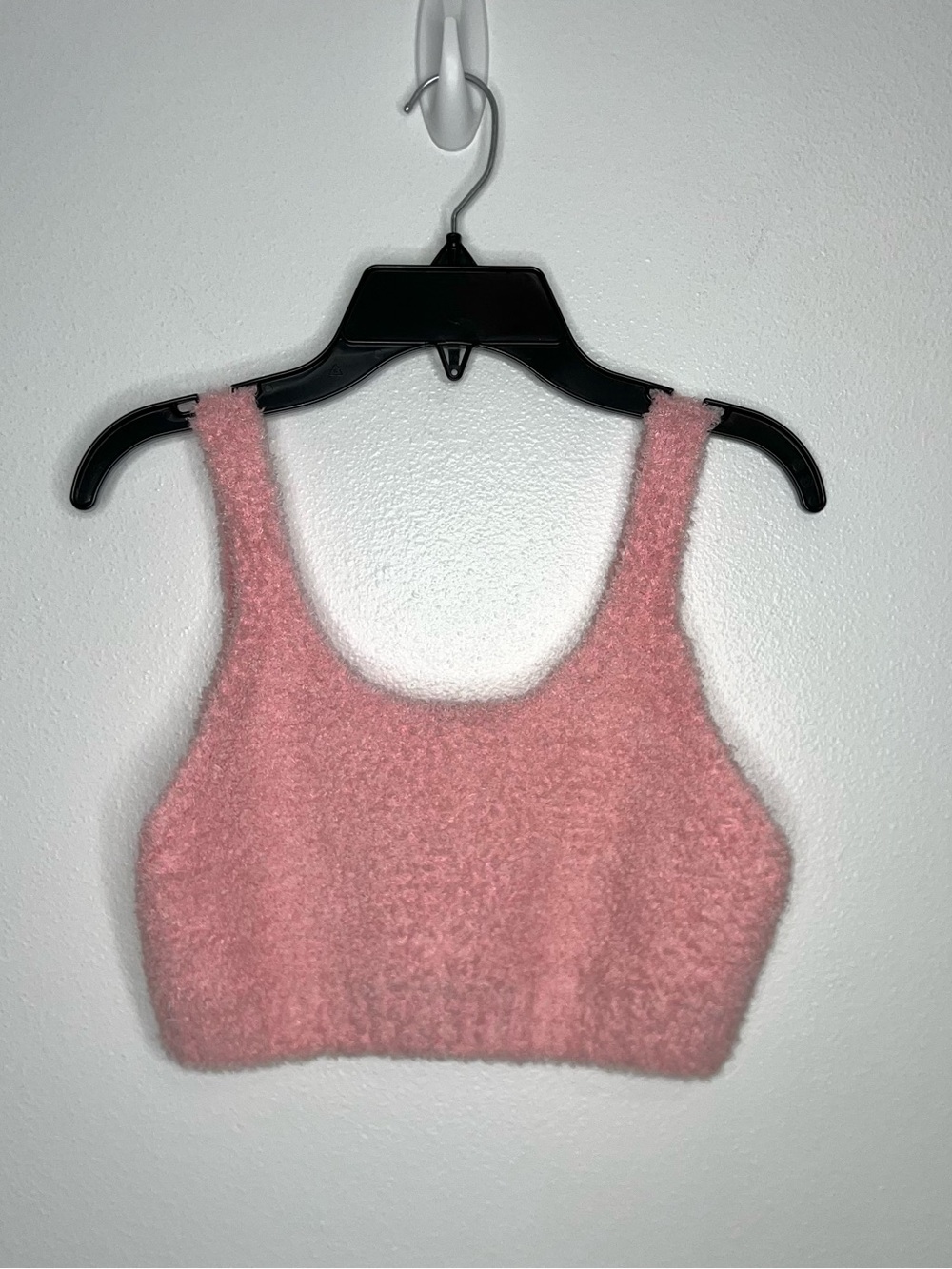 Target Colsie Pink Fluffy Tank Top Loungewear Fleece Soft Stretchy Size X-Small